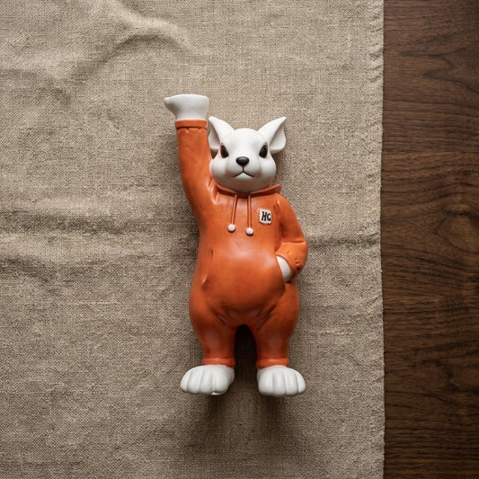 Handcrafted Waving Hoodie Mouse