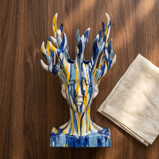 Handcrafted Abstract Face