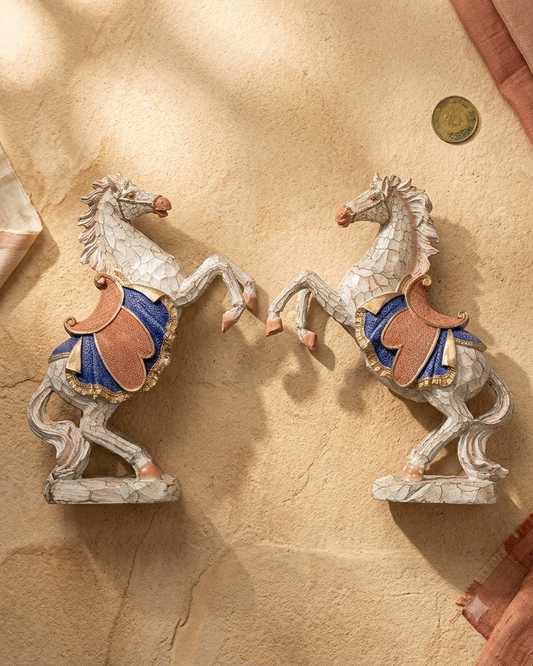 Pair of Horse Showpiece for Home Decor