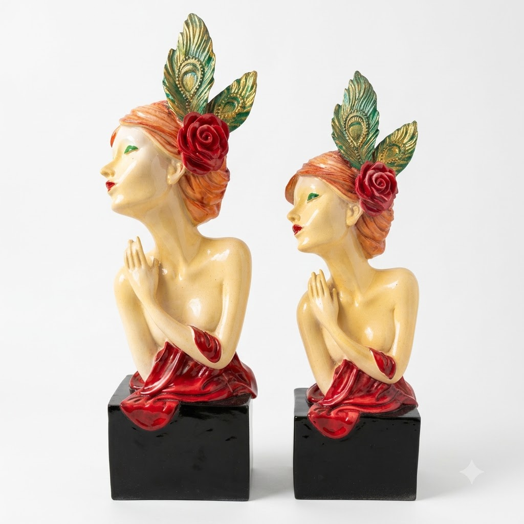Elegant Praying Lady Set of 2