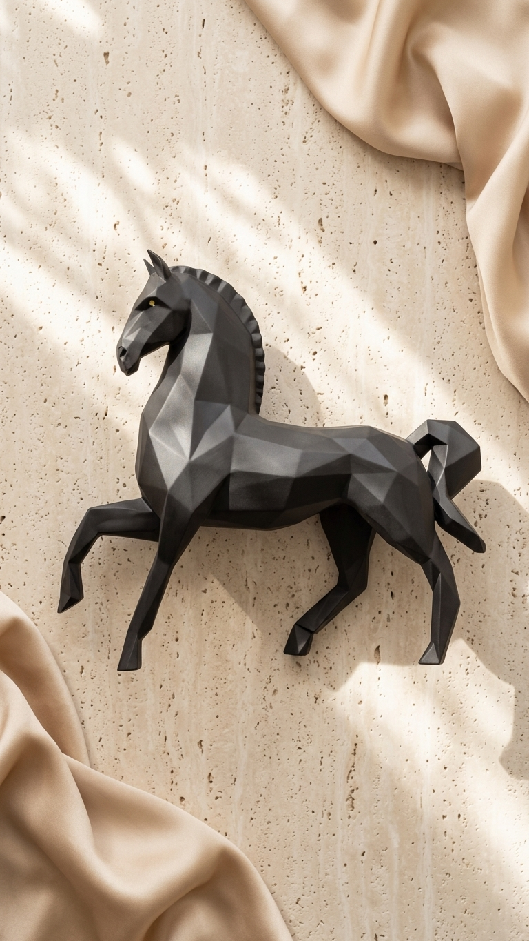 Black horse showpiece for home decor India – Home & Office Decor India
