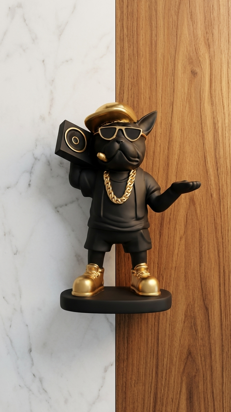 Hip-Hop French Bulldog Showpiece