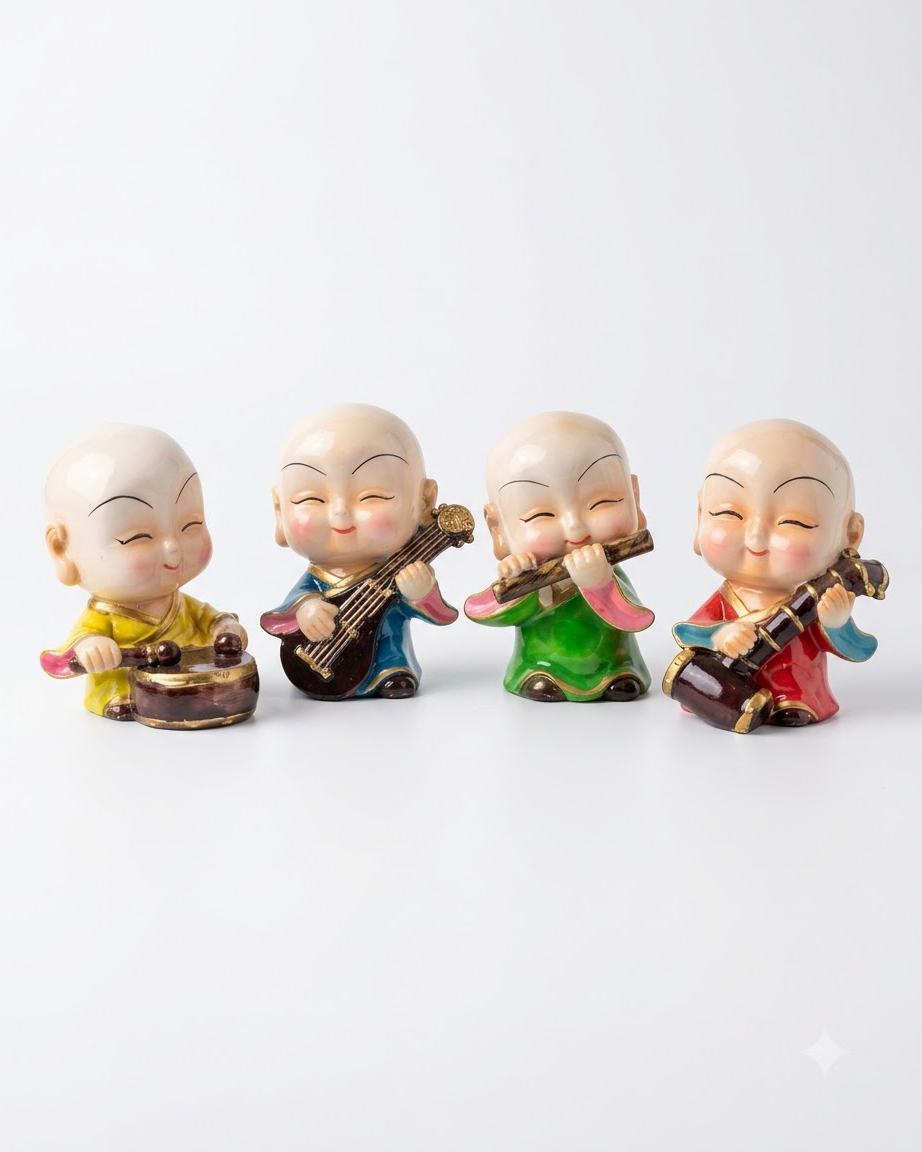 Musical Baby Monk Set of 4