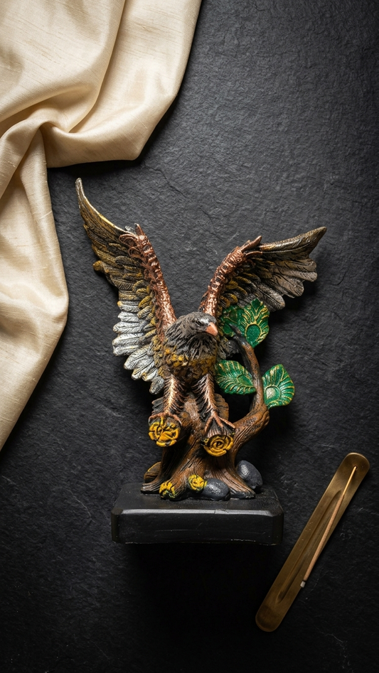 Handcrafted Eagle Showpiece for Home Decor – Premium Decorative Bird Sculpture