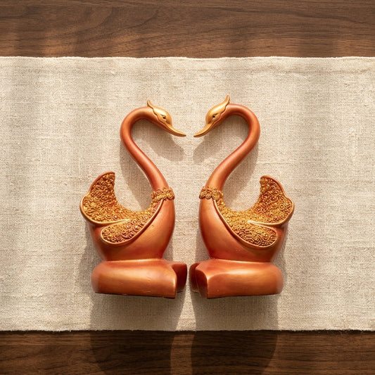 Rose Gold Swan Set