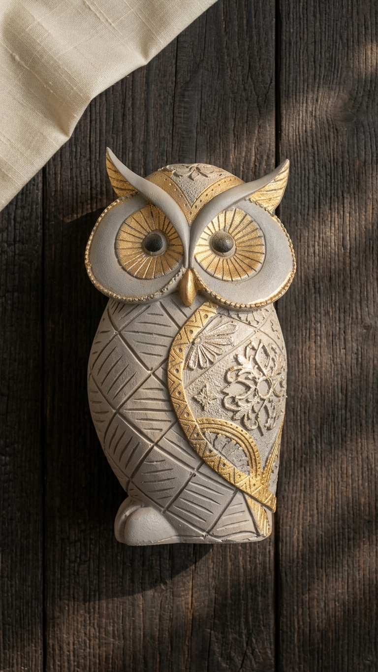 Handcrafted Owl Showpiece 