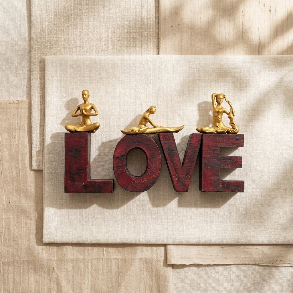 yoga figurine showpiece for home decor India – Home & Office Decor