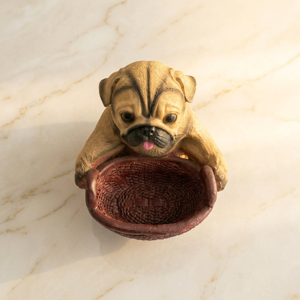 Pug Dog Basket