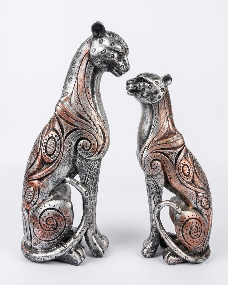 Leopard Showpiece Set of 2