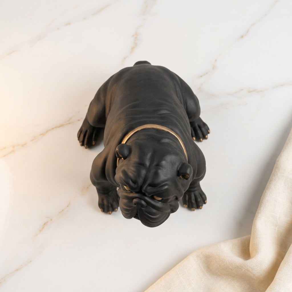 Bulldog Dog Sculpture