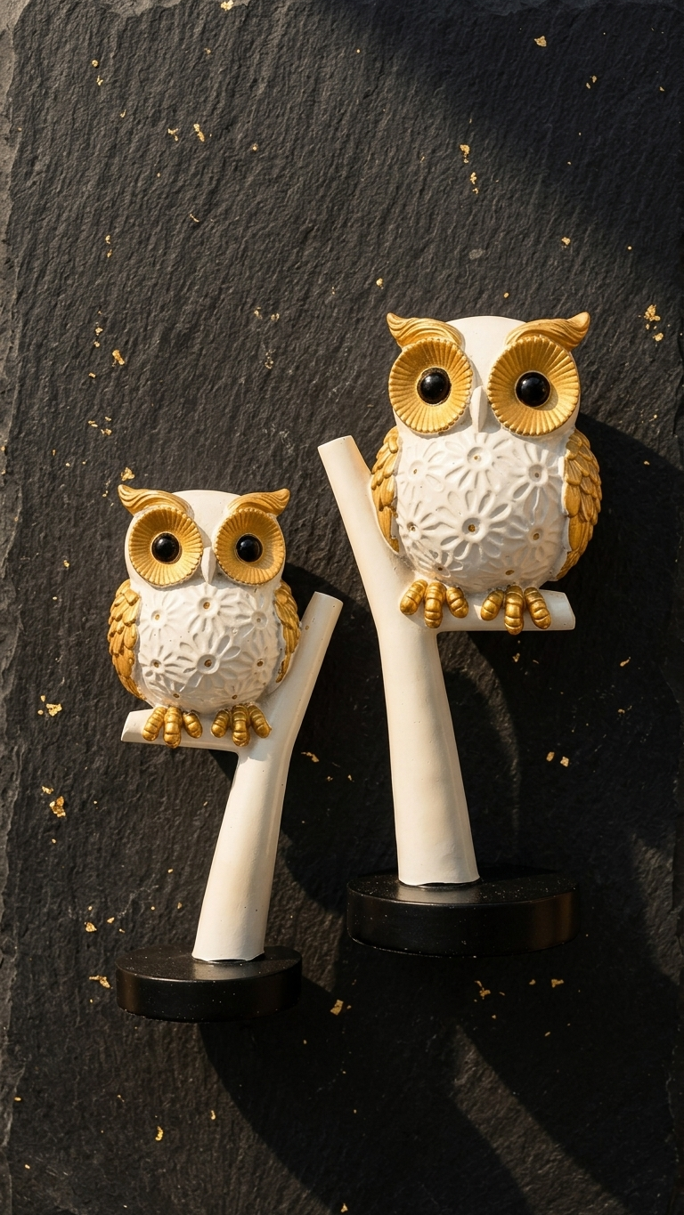 Owl showpiece for home decor India – Decorative Owl Figurine for Home & Office Decor India