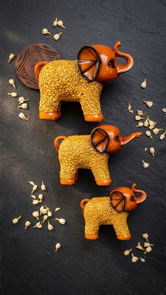 Elephant family statue set for home decor India – Home & Office Decor