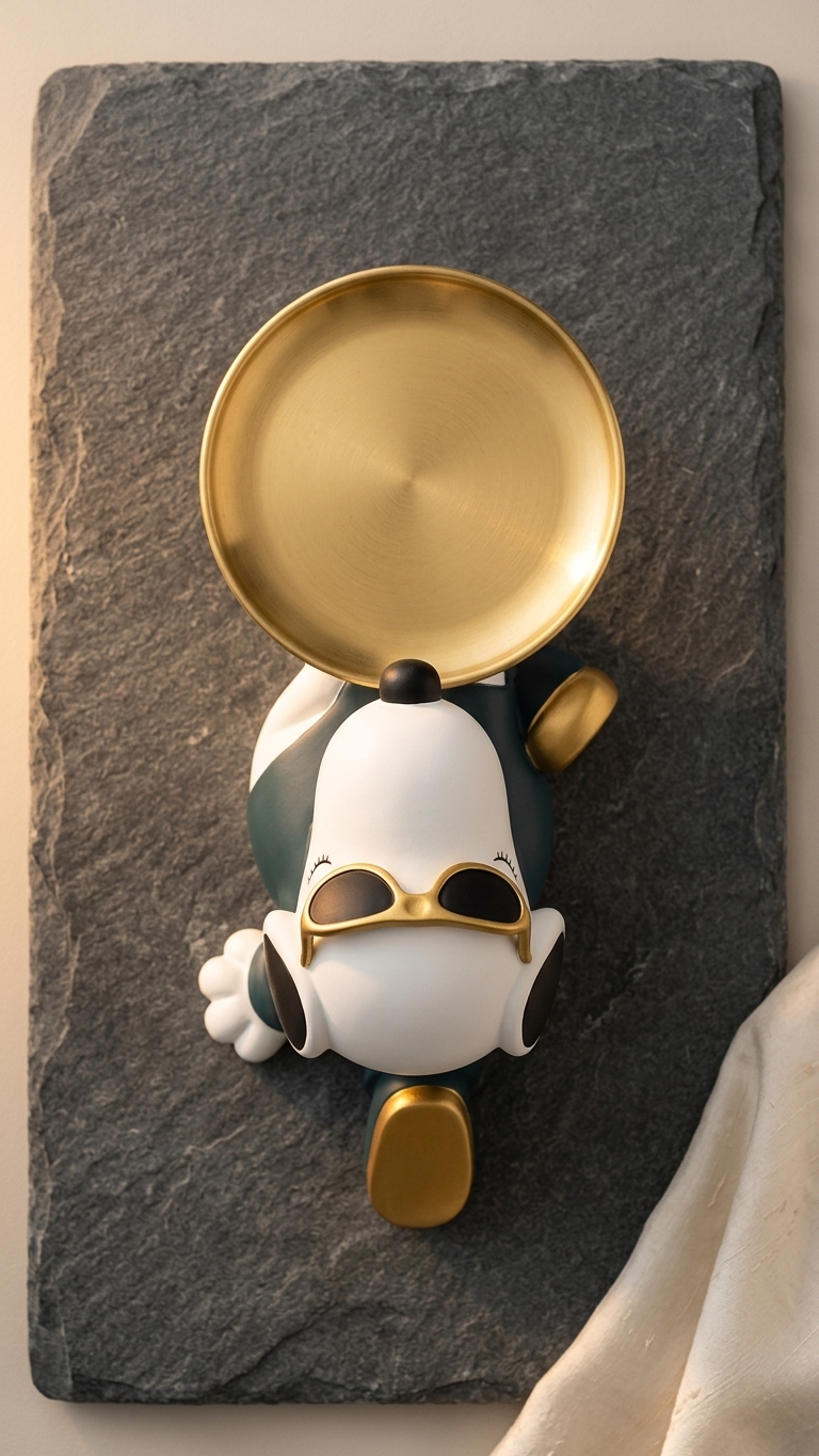 Dog butler tray figurine for home decor India–Home, Coffee Table Decor