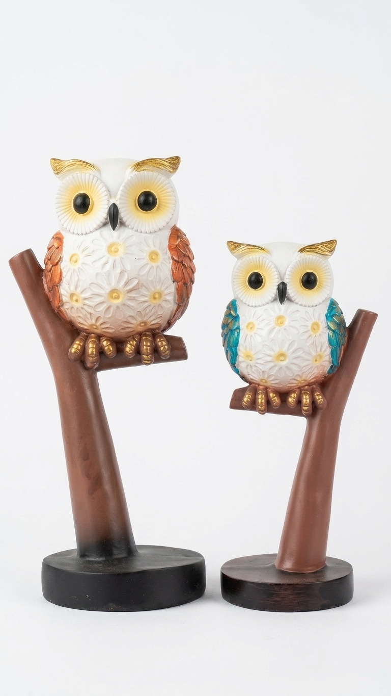 Owl showpiece for home decor India – Decorative Owl Figurine for Home & Office Decor India