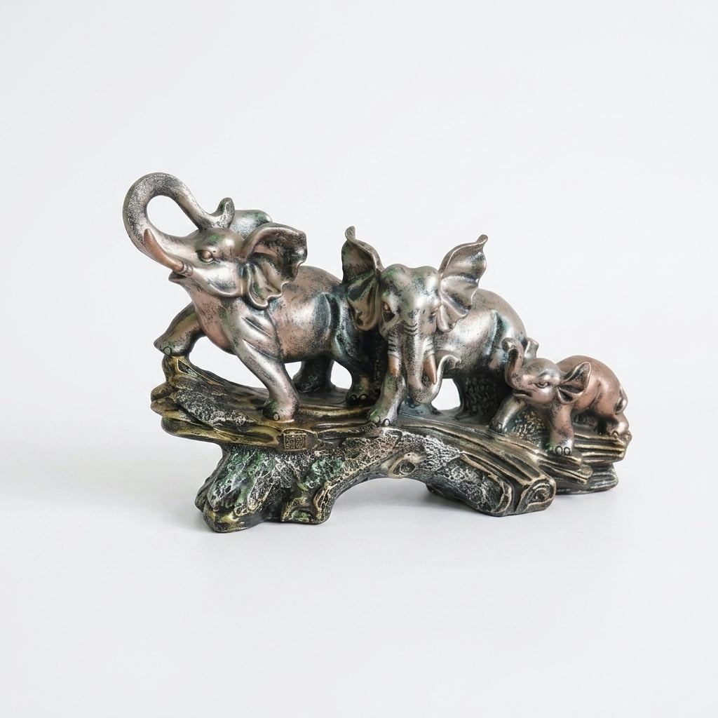 Elephant Family Showpiece