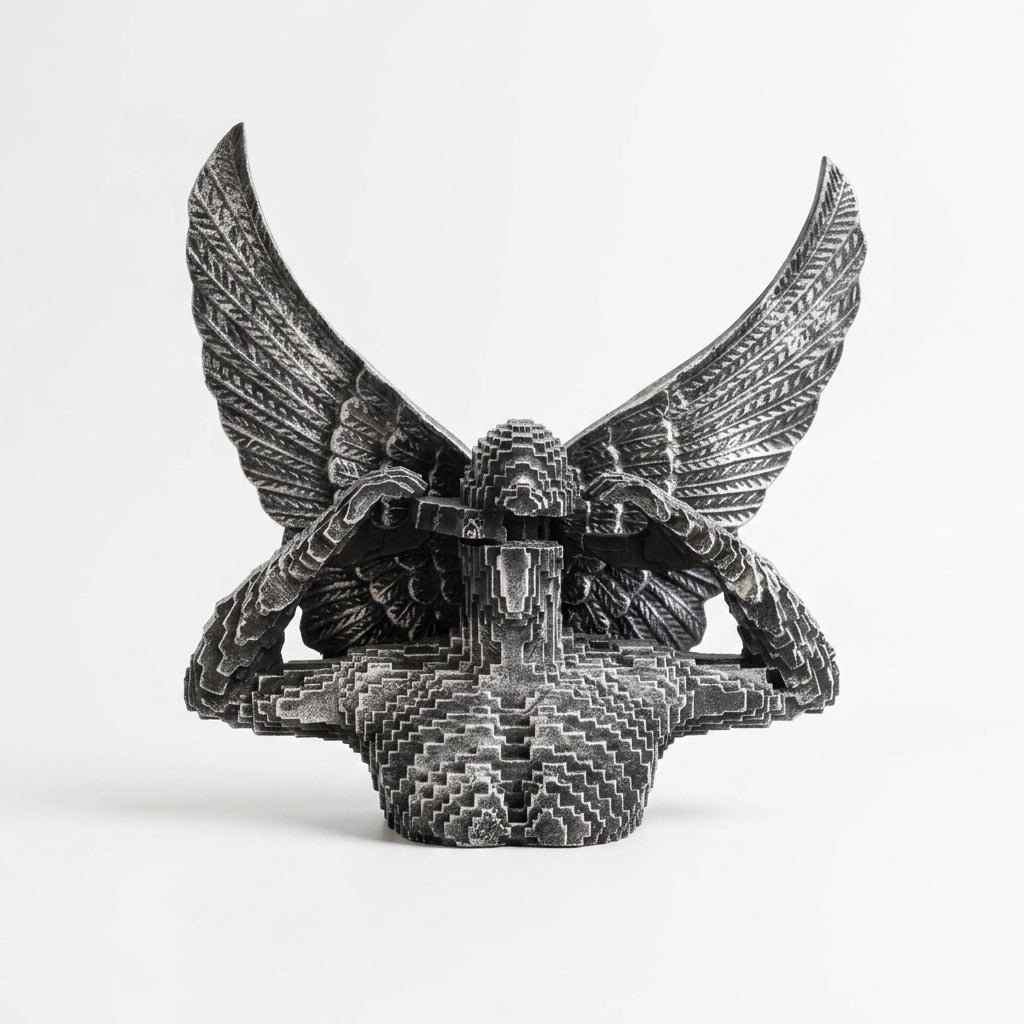 Winged Guardian Sculpture