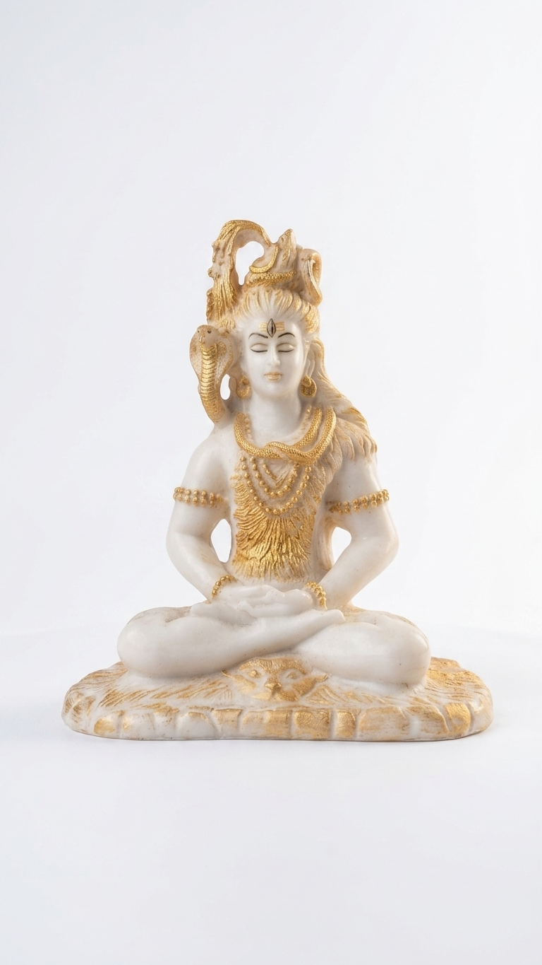 Meditating Shiva statue Idol for Home Decor & Pooja
