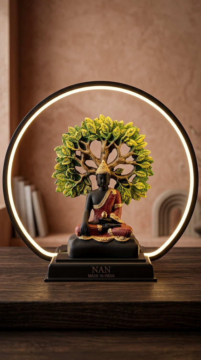 Handcrafted LED Buddha 
