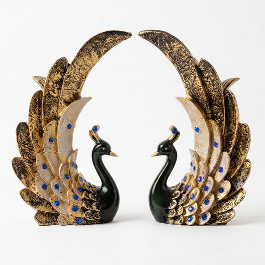 Peacock Pair Showpiece for Love,Prosperity & Positive Energy