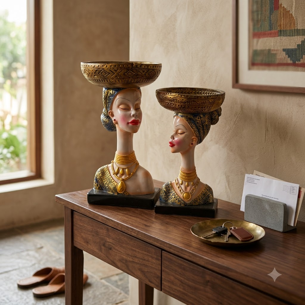 Lady Face Bowl Set of 2