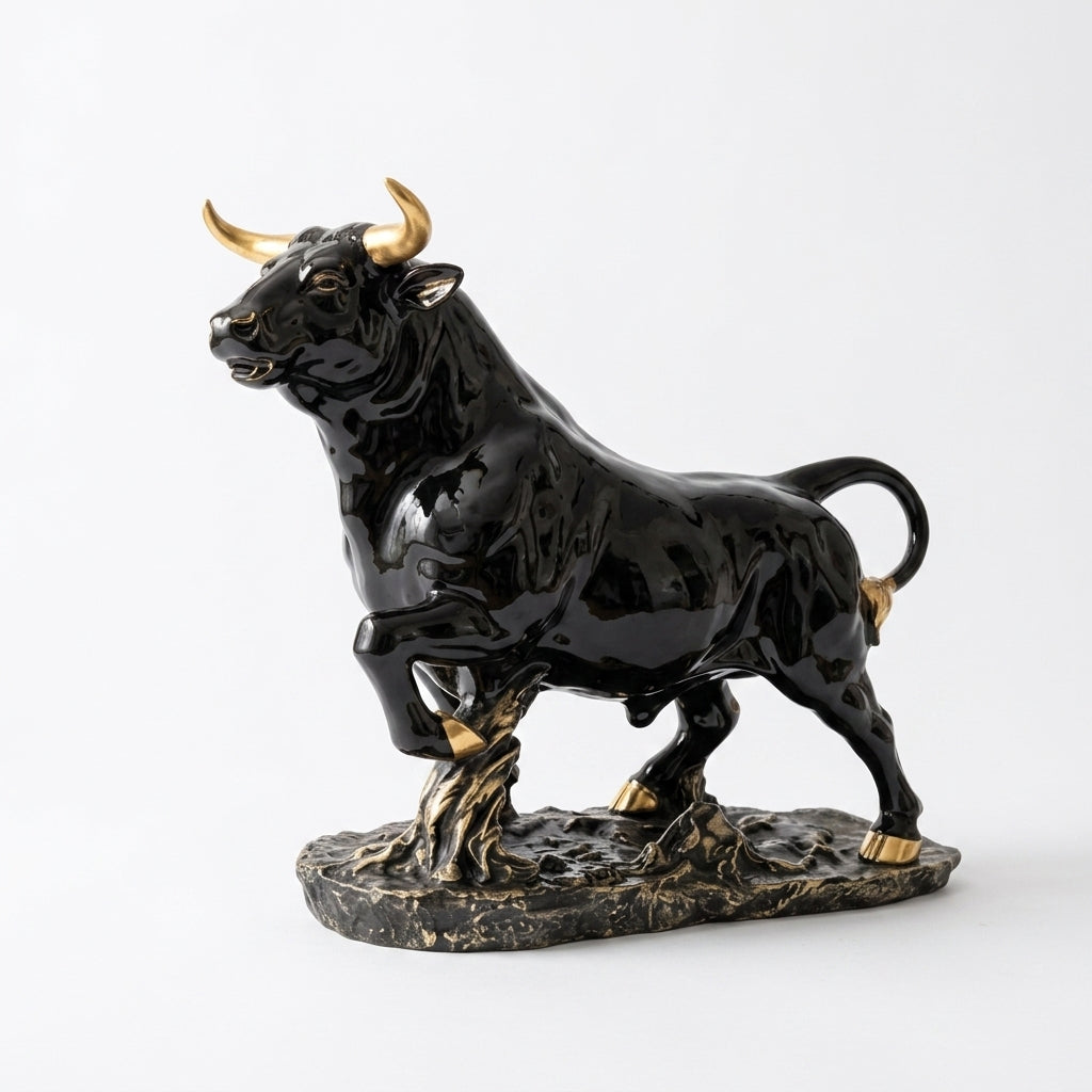 Black bull statue home decor India – Modern Home & Office Decor Sculpture India