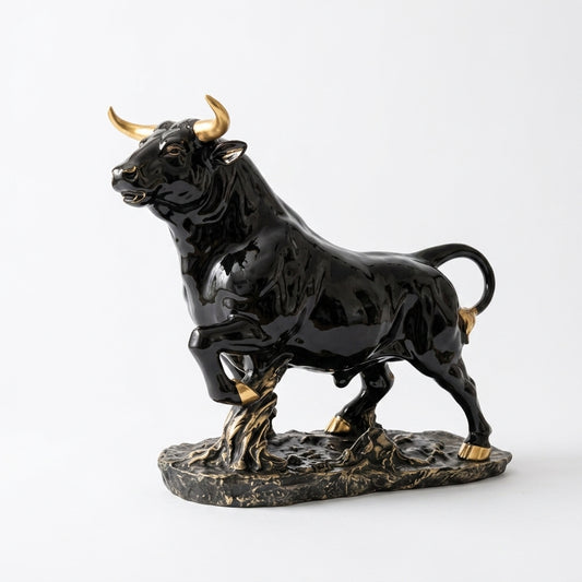 Black bull statue home decor India – Modern Home & Office Decor Sculpture India