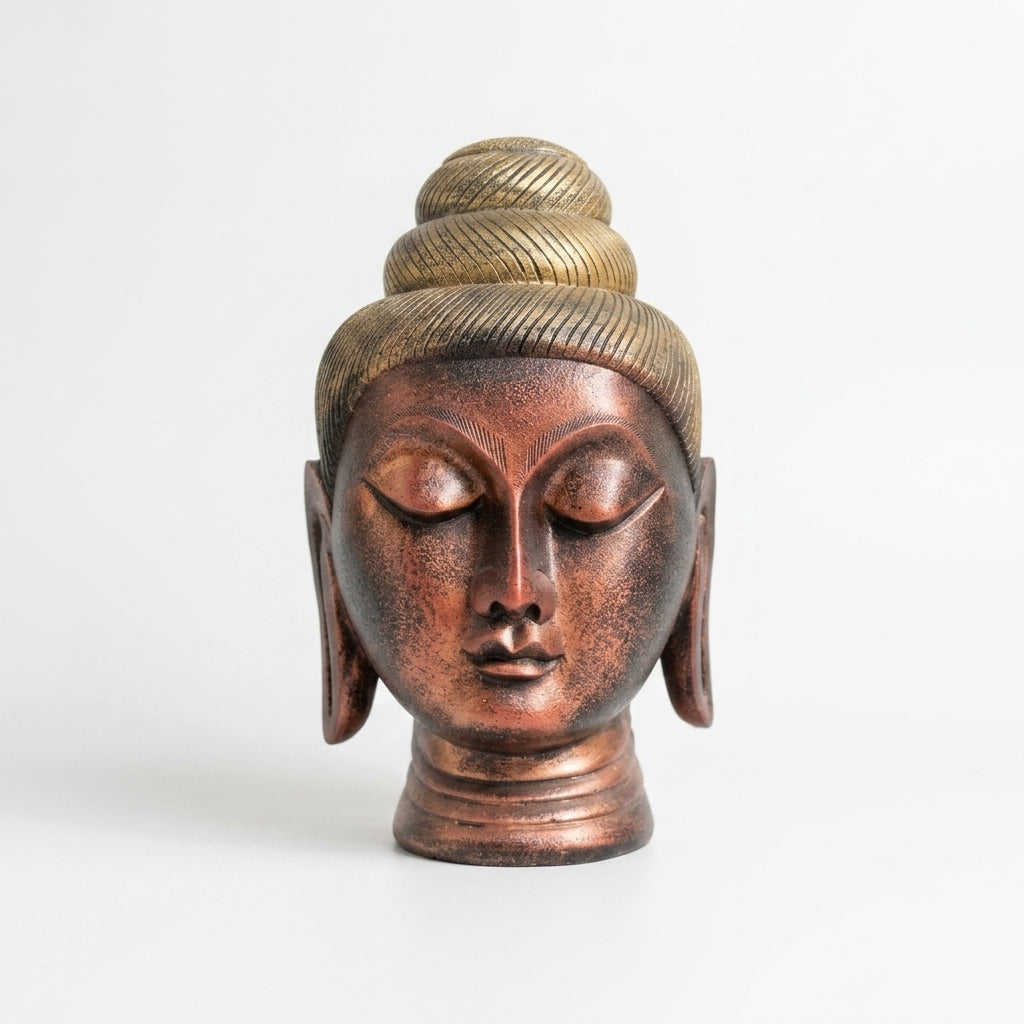 Buddha Head Sculpture