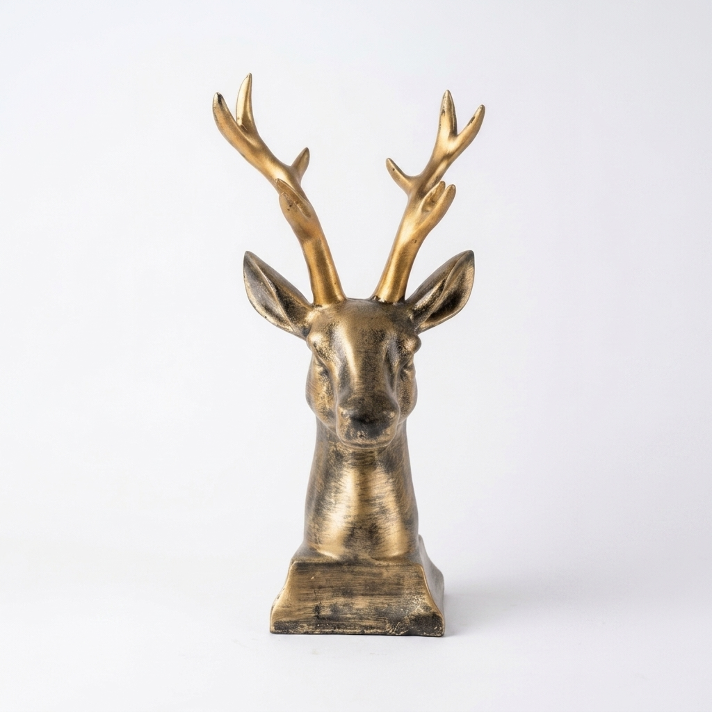 Golden Deer Head