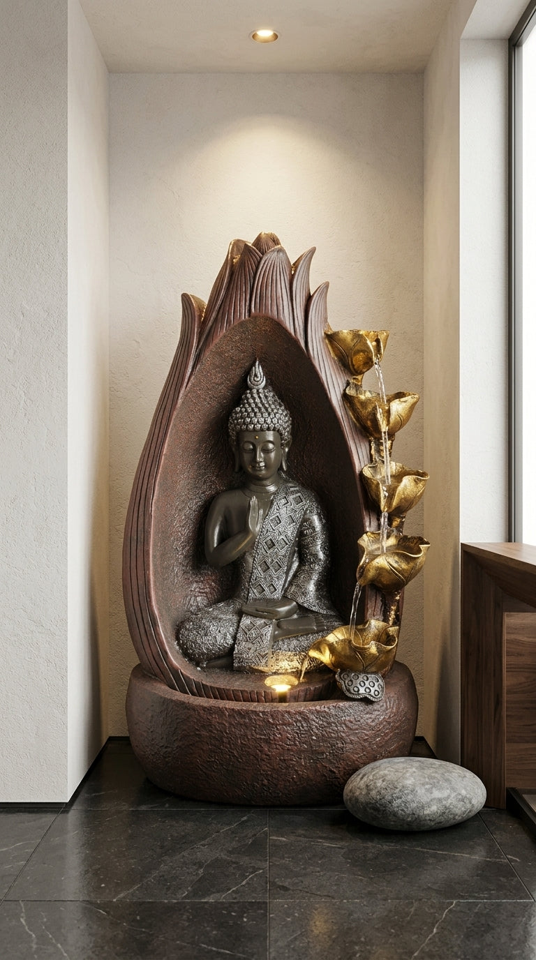Handcrafted Buddha Water Fountain
