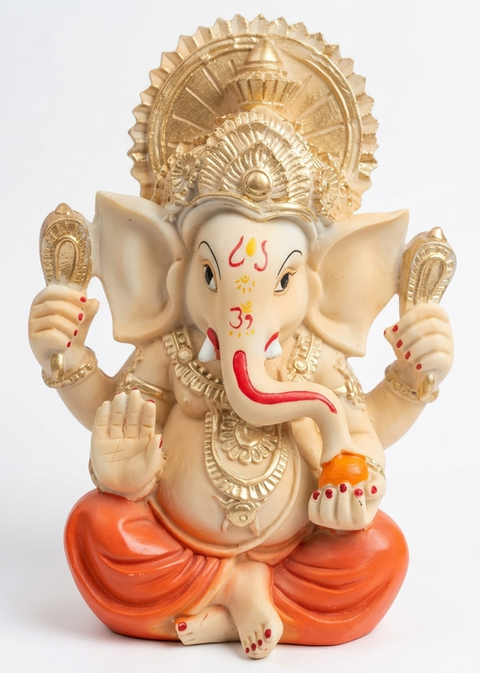 Shubh Labh Ganesh Idol with Modak