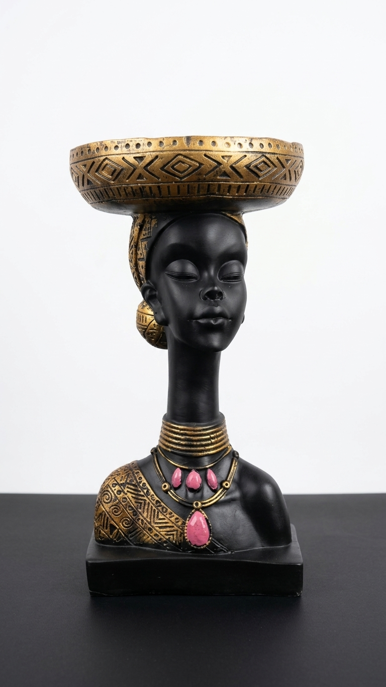 Handcrafted Tribal Lady Showpiece