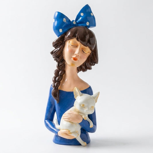 Girl with Cat