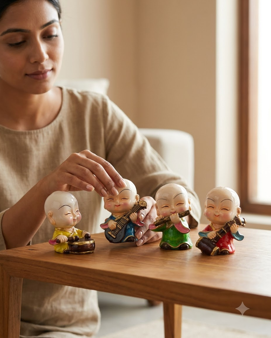 Musical Baby Monk Set of 4
