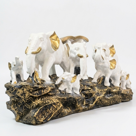 Royal White Elephant Family