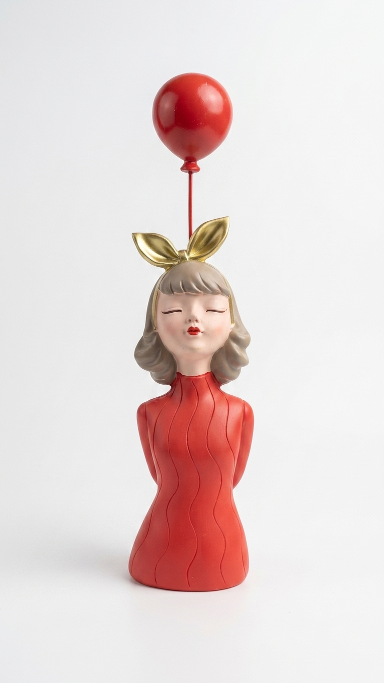Handcrafted girl balloon showpiece