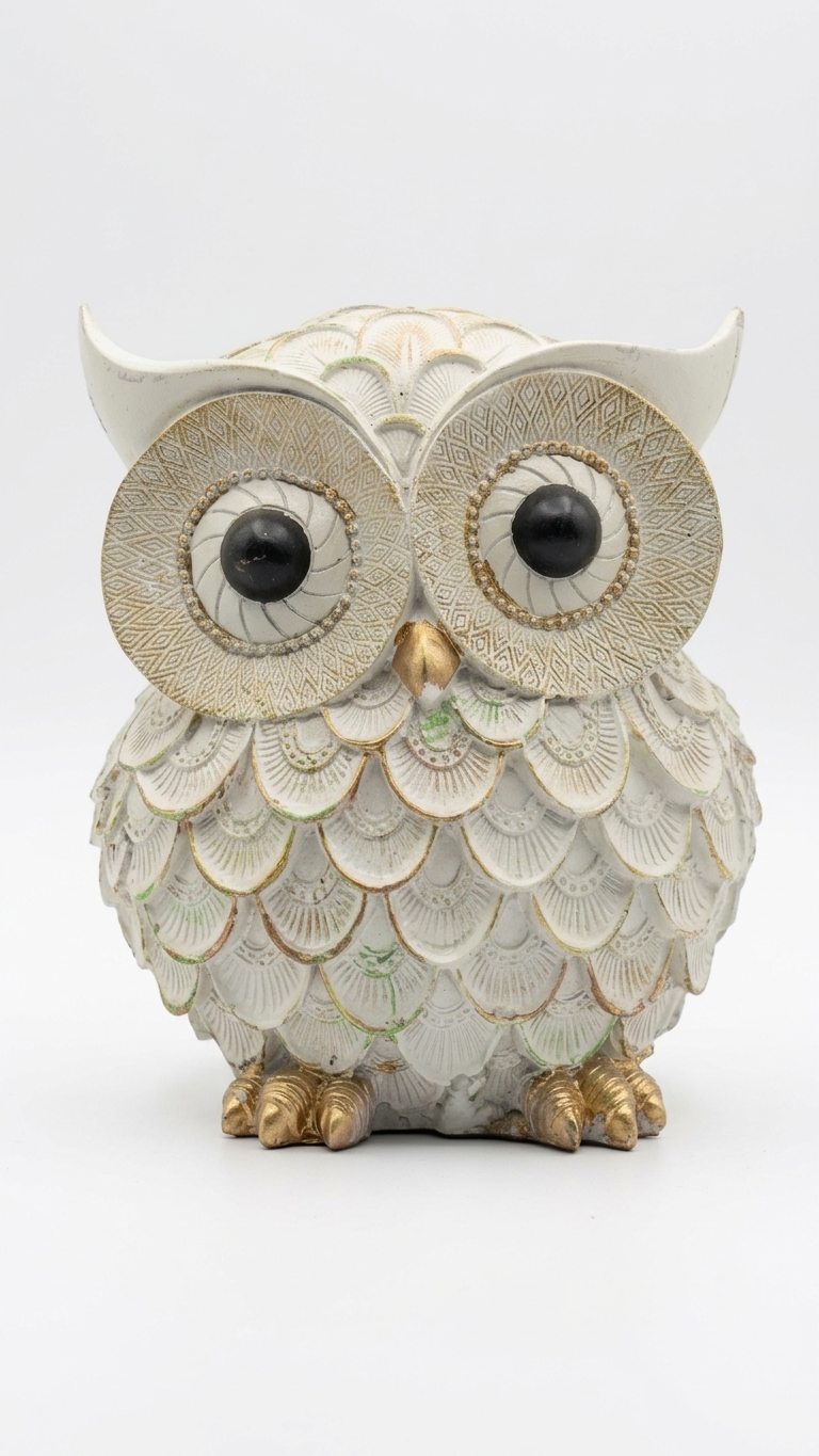 Handcrafted Owl Showpiece for Home Decor – Premium Decorative Owl Sculpture