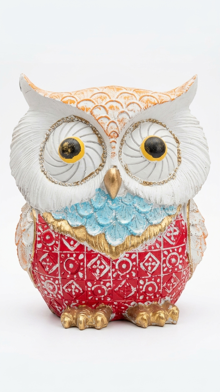 Handcrafted Owl Showpiece for Home Decor – Premium Decorative Owl Sculpture