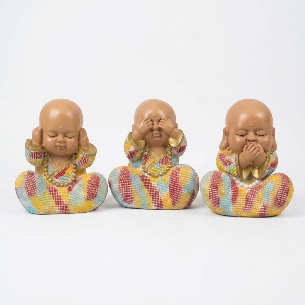 3 Wise Monk Set
