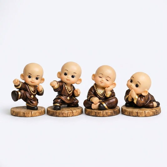 Meditating monk figurines for home decor India– Peaceful Buddhist Showpiece for Home & Office Decor India