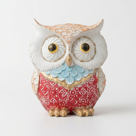 Handcrafted Owl Showpiece for Home Decor – Decorative Owl Sculpture