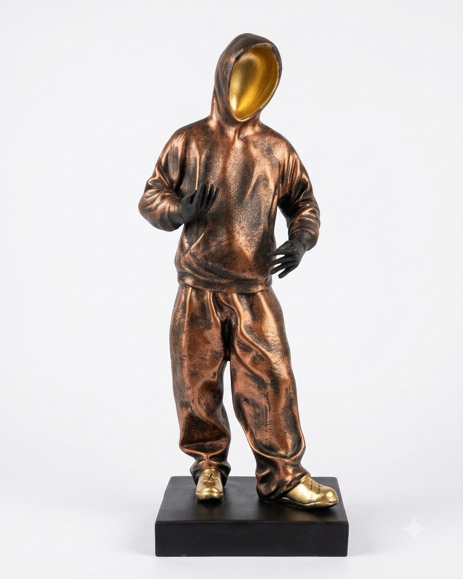 Faceless Man Sculpture for Home Decor