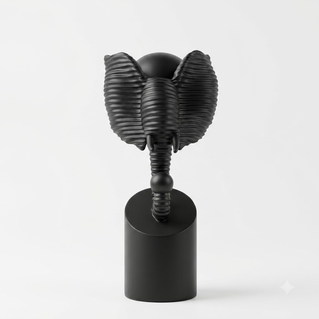 Modern Black Elephant