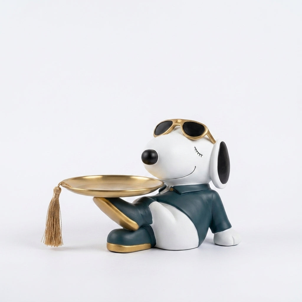Dog butler tray figurine for home decor India–Home, Coffee Table Decor