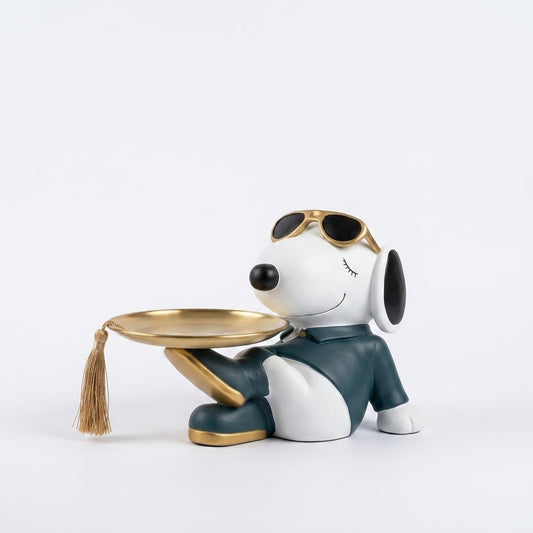 Dog butler tray figurine for home decor India–Home, Coffee Table Decor