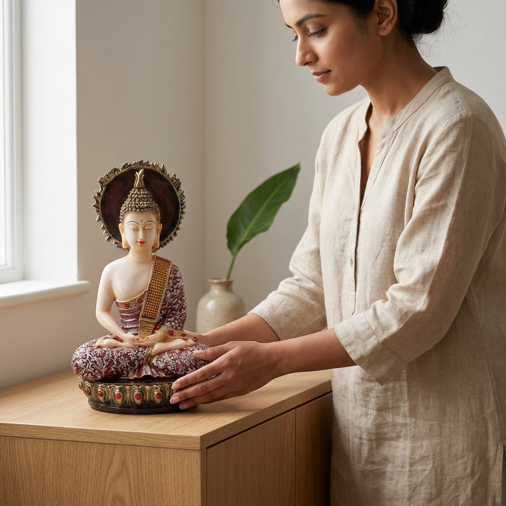 Meditating Buddha for Peaceful Home