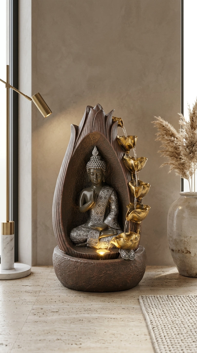 Handcrafted Buddha Water Fountain