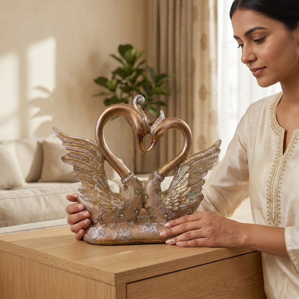 Golden Swan Couple