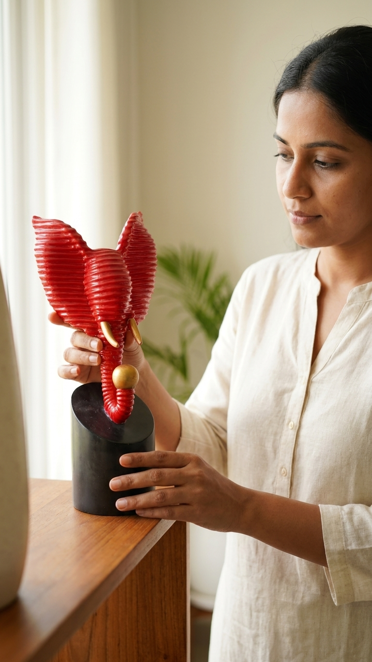 Handcrafted elephant showpiece