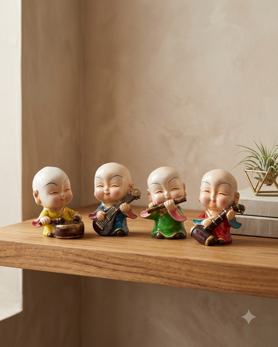 Musical Baby Monk Set of 4