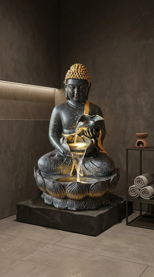 Handcrafted Buddha Indoor Water Fountain